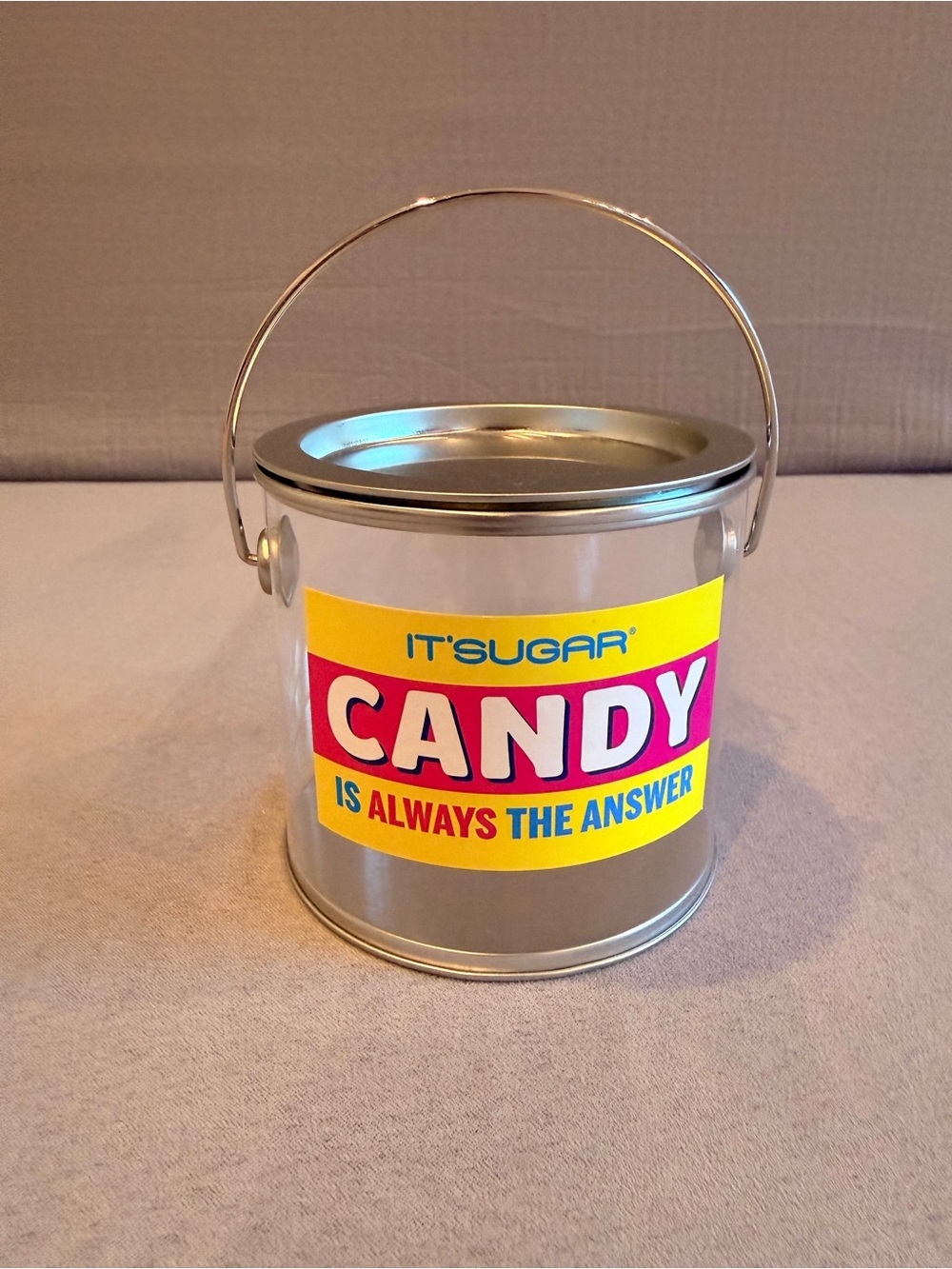 It’s Sugar Candy Tin Pail
